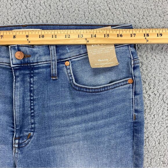 Madewell Women's Mid Rise Kick Out Bootcut Stretch Jeans  NWT   |   Size:  32 - Picture 8 of 16